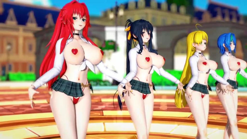 莉雅丝x姫岛朱乃x爱西亚x洁诺薇亚 - Expectation【ハイスクールD×D】制服