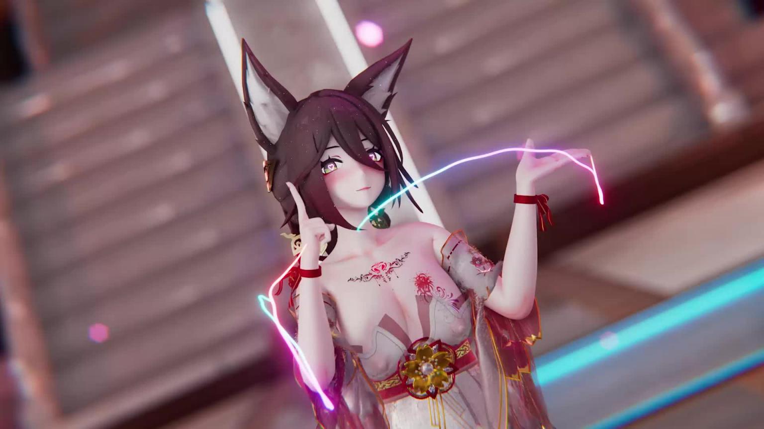[Futa] 停云＆流离人 - 桃源恋歌 [Blender/018/Commissioned]
