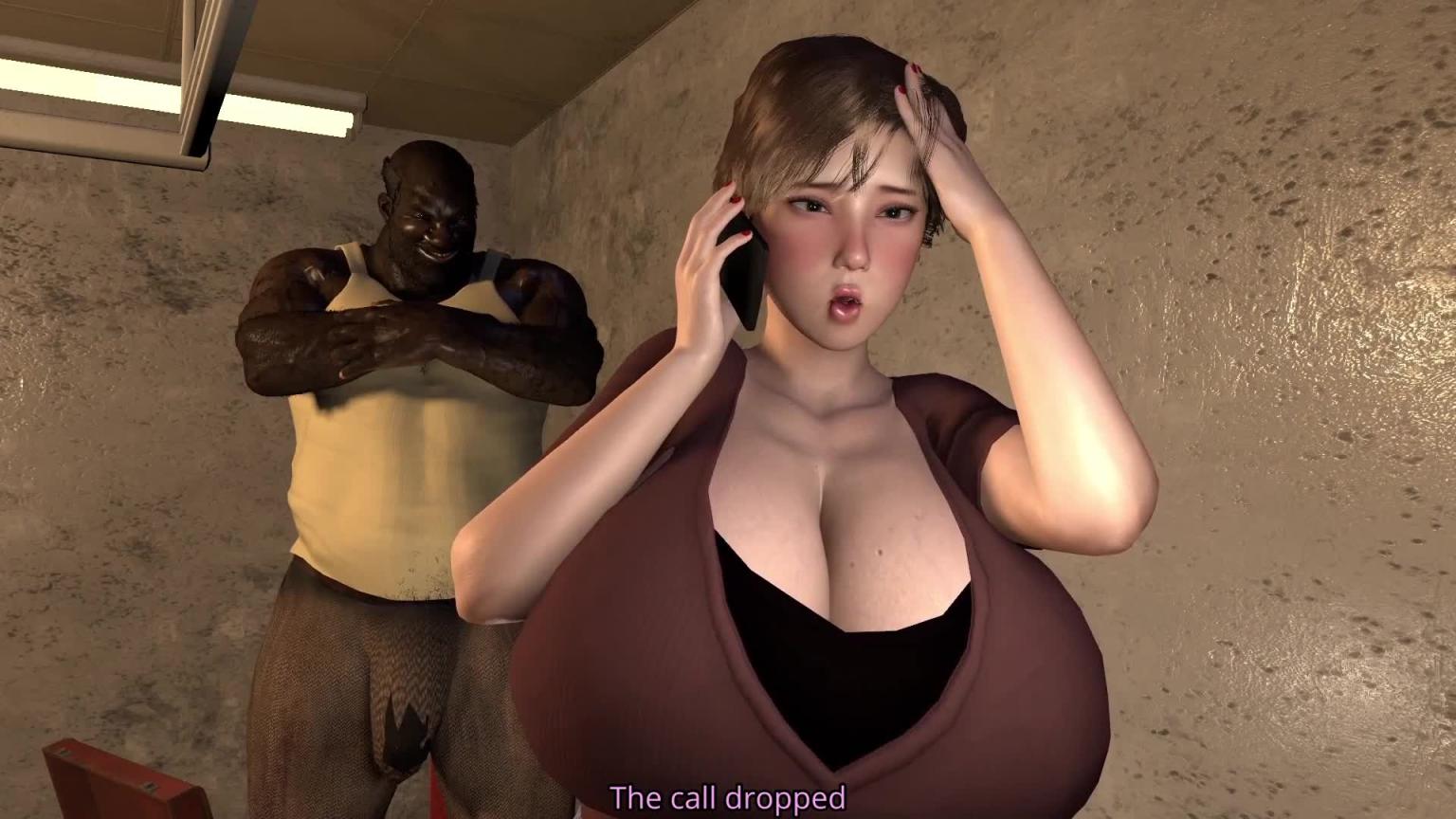 (CrimsonPose3D) 被黑人睡走的淫荡爆乳熟妇