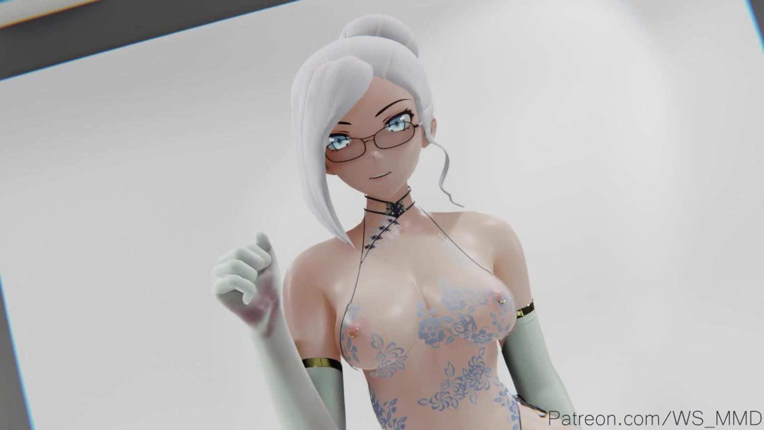 [Blender&MMD RWBY] 冬季 - 紫丁香