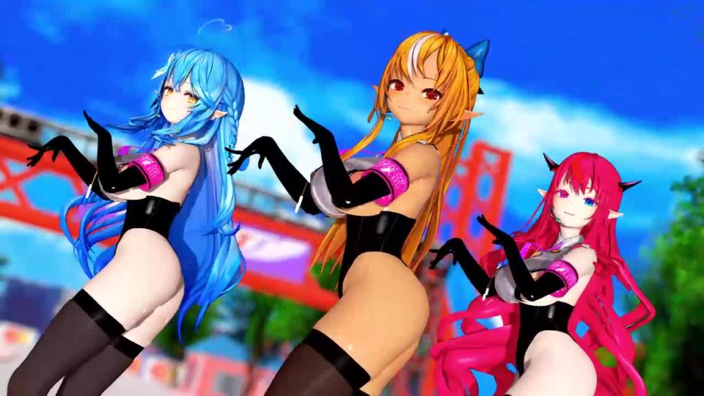 不知火芙蕾雅、雪花菈米、埃莉丝 - Whiplash【VTuber】