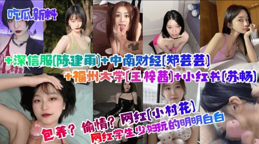 吃瓜新料+深信服[陈建南心中南财经[郑芸芸)+福州大学[王梓苗壮小红书[苏畅】