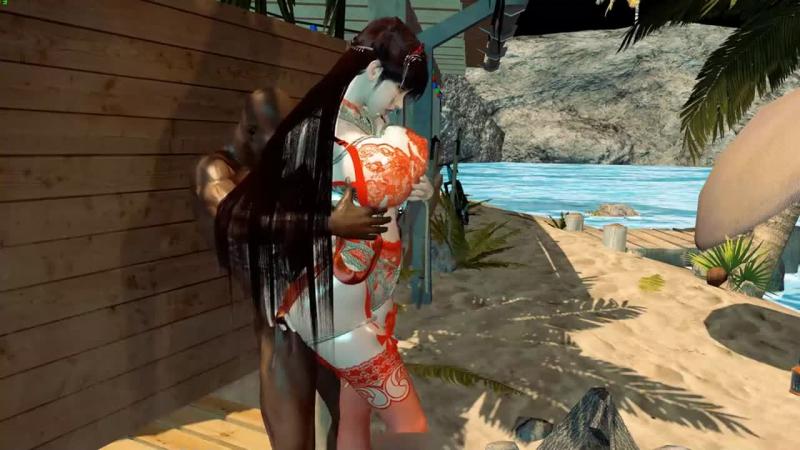 VAM完美世界-火灵儿SM捆绑海滩调教②