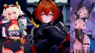 赛飞儿腰部猛力前后撞击空气  [MMD]