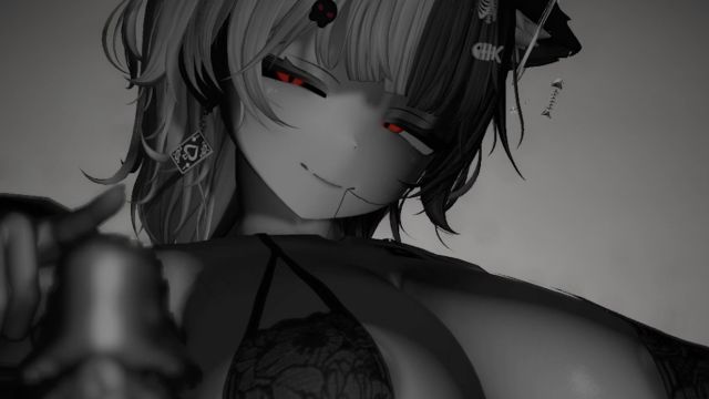 [Hau ♠] 暗黑风兽娘的舔舐肉棒