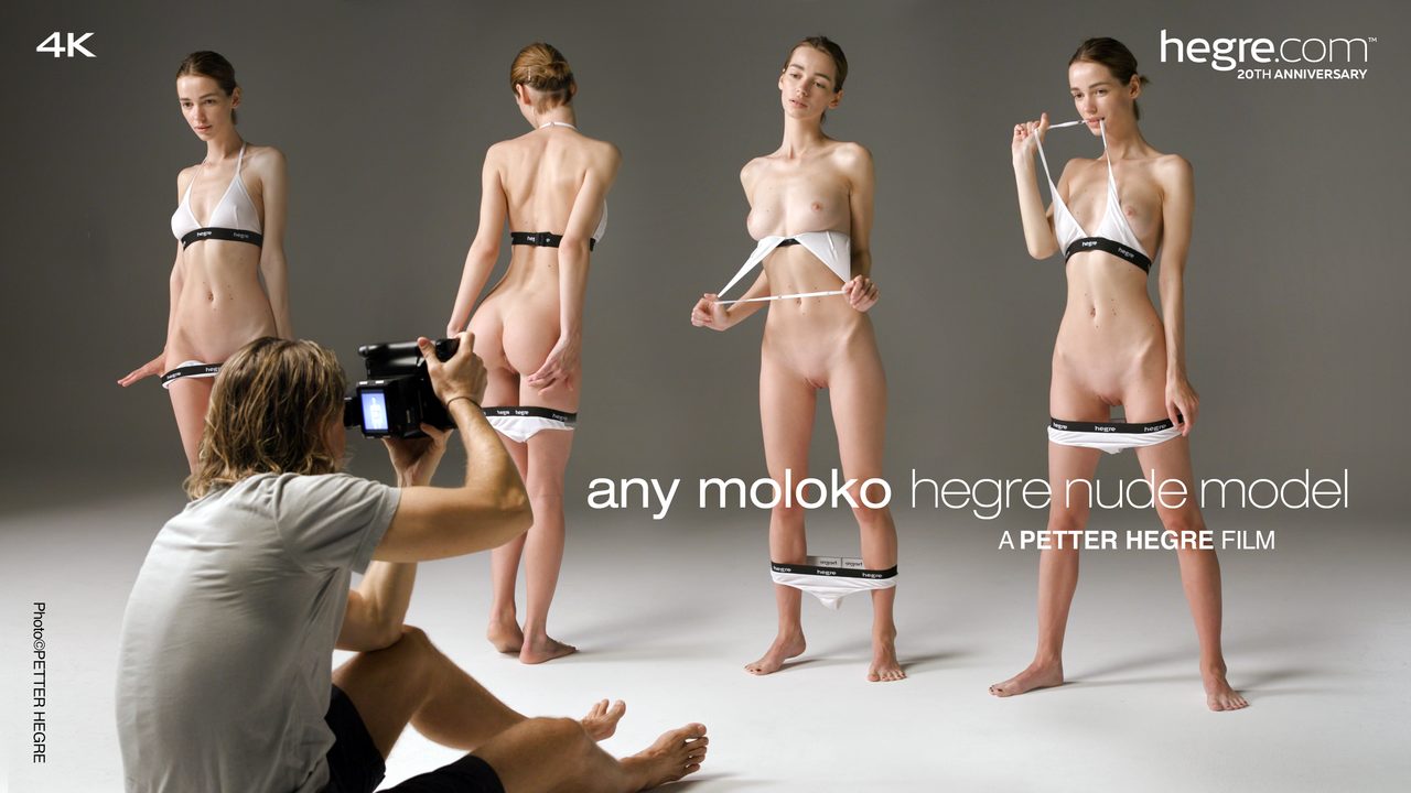 柔弱尤物Any Moloko：无拘无束的色情写真