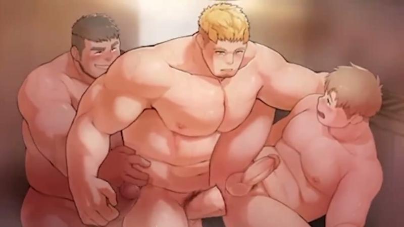 Haniya XXL与woofia激情对战 肌肉勐男巨根狠操鲜肉骚0