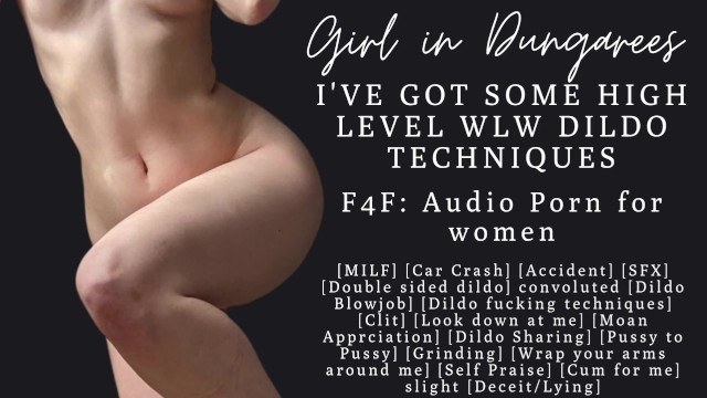 Girl in Dungarees—F4F | 女性ASMR音频色情 | 熟女教你新的假阳具技巧 | 假阳具口交 | 假阳具性交