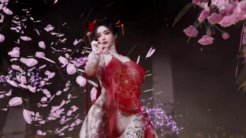 VAM古风红装仙女 巨乳骚鸡慢摇2K