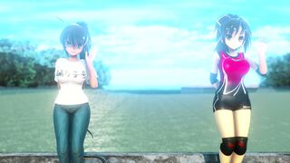 MMD-明日香与焰的舞蹈  [闪乱神乐]