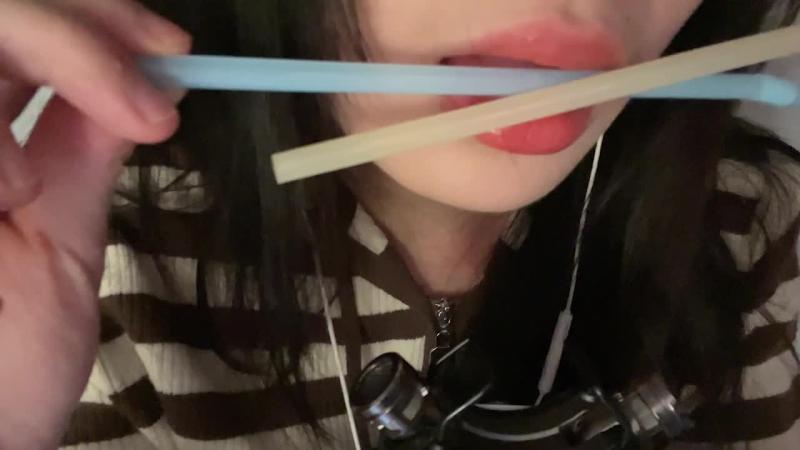 今天又变好看了 吸管 模煳的口腔音
