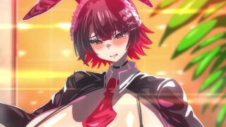 艾莲·乔用奶子包裹着前端不断挤压刺激