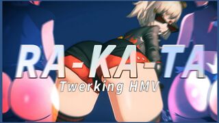 D.Va机甲少女肥屁股疯狂抖动诱惑 H-MV