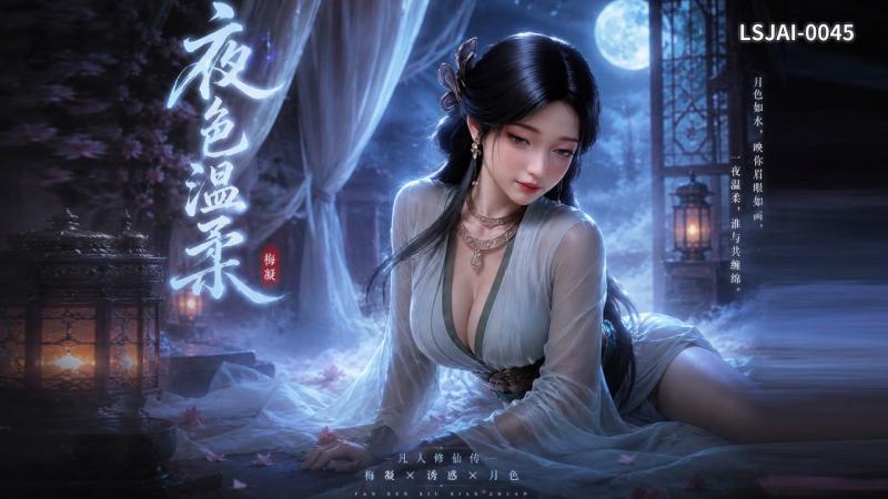 夜色温柔  谁与我共缠绵  LSJAI-0540