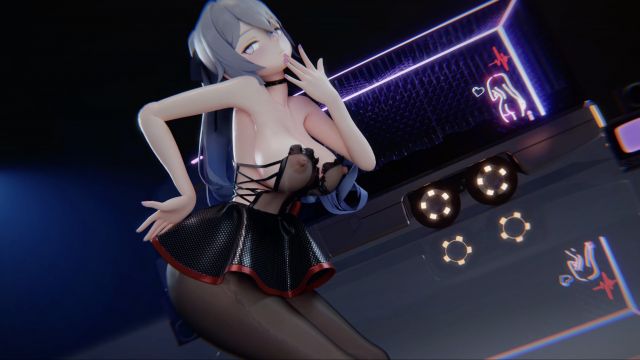 [byqn mmd] 布洛妮娅随着音乐疯狂身体颤动