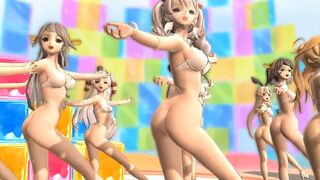 岛风与舰队少女 - 我可以脱掉我的内裤 [MMD R18] zoin