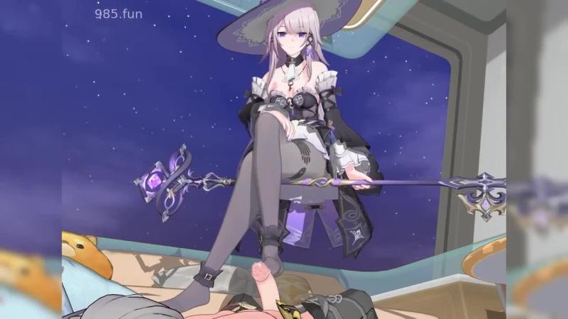 星穹铁道 黑丝魔女黑塔 足交内射