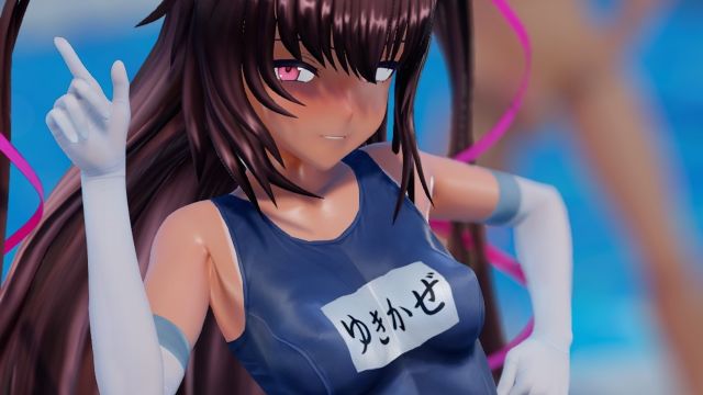 [skbクラブ (skbのちから)]穿着校园泳装的“雪风酱”出道舞蹈  [对魔忍]