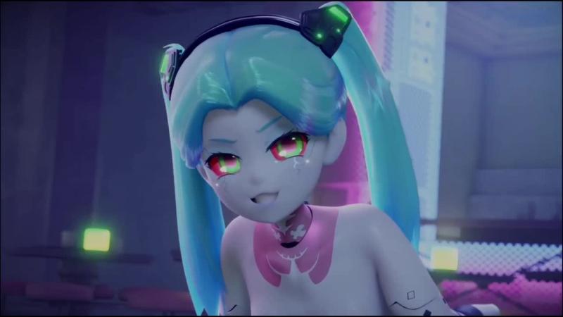 MMD双马尾萝莉赛博朋克