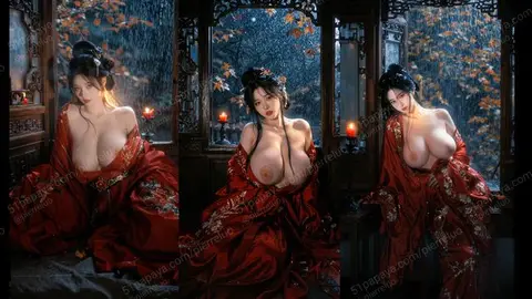 古风巨乳美女的旖旎