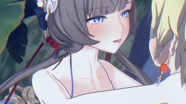 [horizontal!#-slo?[pe] 桑多涅穿着*!女仆性感内衣$在户外被干