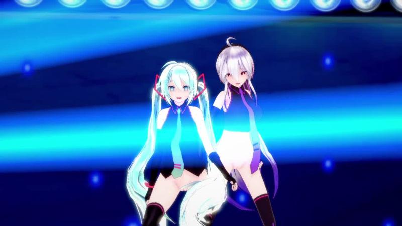 【Sex and Dance】性奴隶偶像初音酱与弱音酱演绎《乱躁灭裂女孩》
