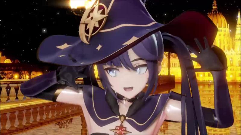 【MMD原神】黑丝莫娜的独舞-Junky Night Town Orchestra