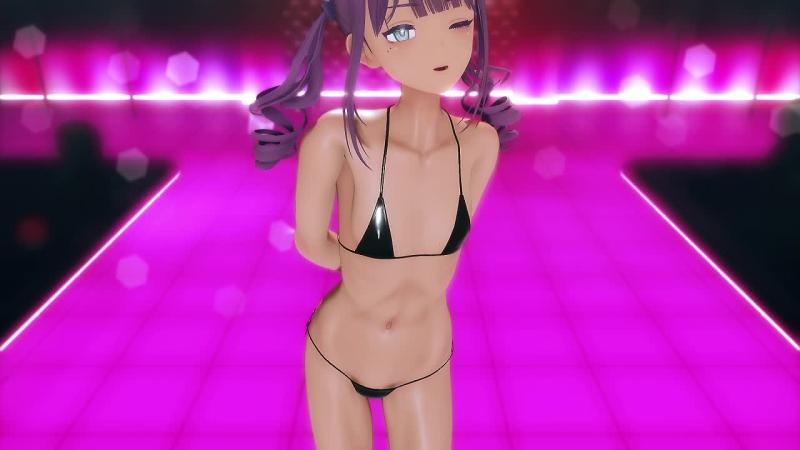 舞曲里汐蓝把身体完全放开