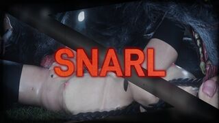 狼人身前嘴巴被迫吞下肿胀兽根 - 魔兽世界