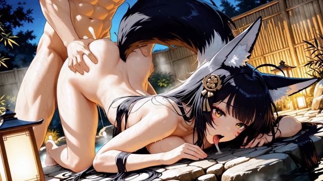 [AsukaiArts] 武藏在泡温泉时发情做爱