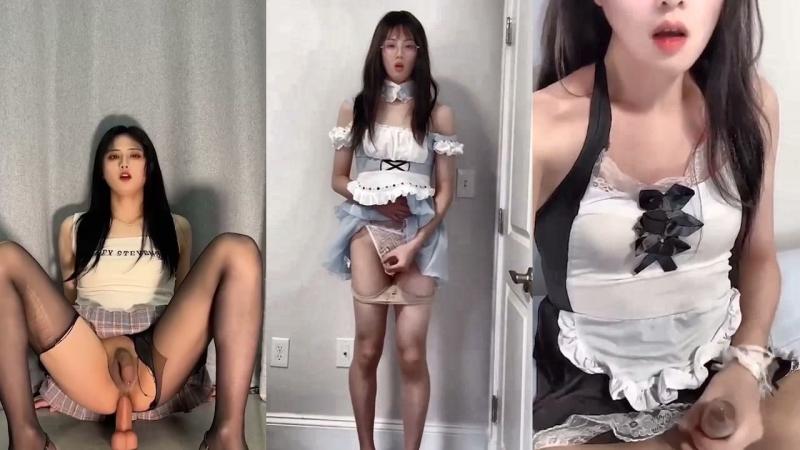 伪娘小薰在跑道掀裙露出 被路人围观撸管高潮