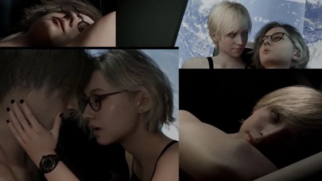 [Totonito] 里昂双飞格蕾丝和雪莉—— 《生化危机》3D