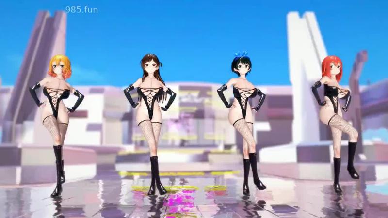 【水原千鹤x七海麻美x更科瑠夏x樱泽墨】 – 边舔边发出明显的水声与喘息