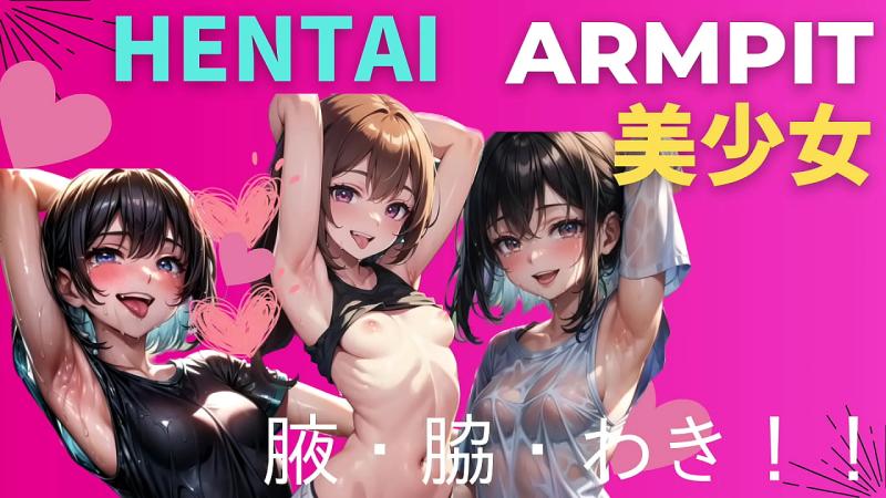 美丽的年轻女性盯着你看，同时展示她们性感的腋窝 [AI生成]