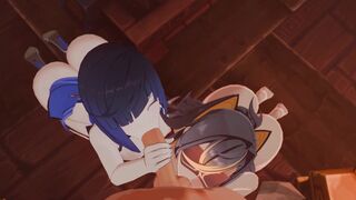 夜兰淫穴征服淫荡天堂