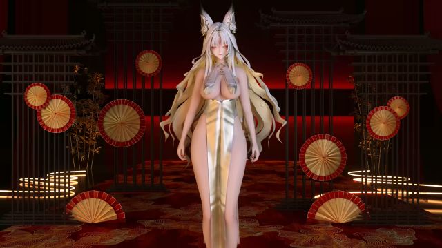 [77T Rendering]心月狐的曼妙舞姿— 〓Pocket locket〓Hsin〓