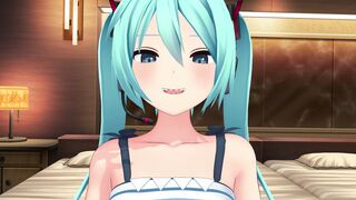 初音未来昆虫特效舞台粉嫩部位被触手轻轻缠绕