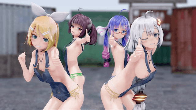 [ますたー🔞] 镜音铃舞动时全身肉浪翻滚