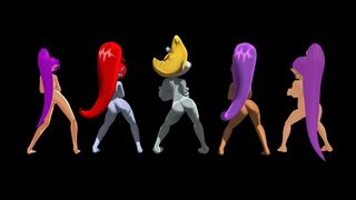 R18 MMD 贝莉与半精灵莎蒂的狂野之舞