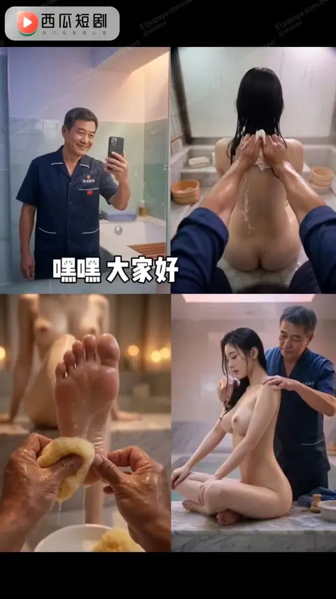 ai成人短剧 搓澡大爷的一天