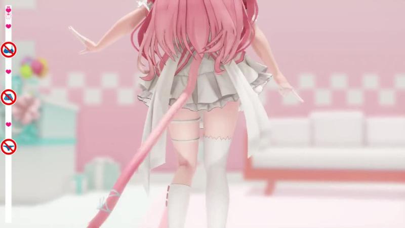 结城昨奈边跳边把衣服脱掉