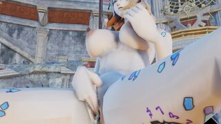 MMD R-18 米莉亚姆血迹斑斑的自慰和双拳