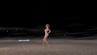 少女粉嫩小穴随着舞步慢慢展露【MMD】