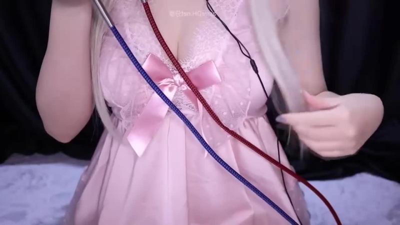 【冒头无料・高画质実写耳舐めasmr】啾啾♡我要把你的耳朵吃得津津有味哦♡