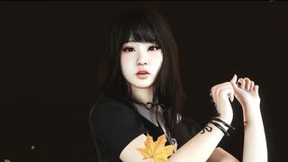 旋转中留下一串未散的余温 - MMD