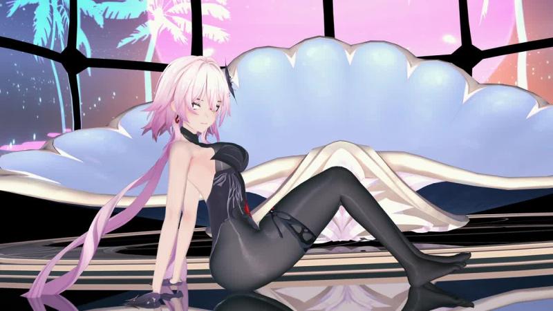MMD-长夜月的黑丝诱惑舞-大摆锤