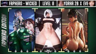 Yorha 2B大屌埋入阴道带来明显紧致
