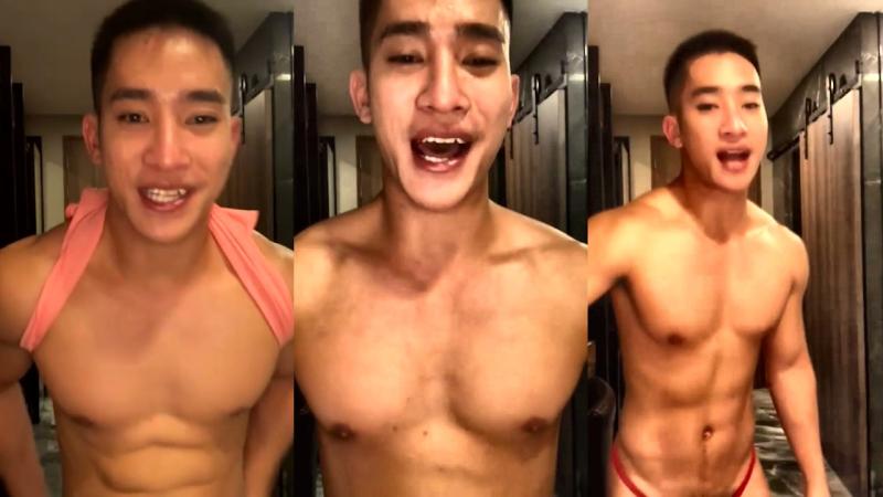 高颜值肌肉寸头体育生帅哥直播发骚跳舞露屌诱惑粉丝观看