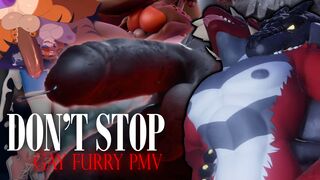 [男同] 兽人 PMV | 到处都是精液