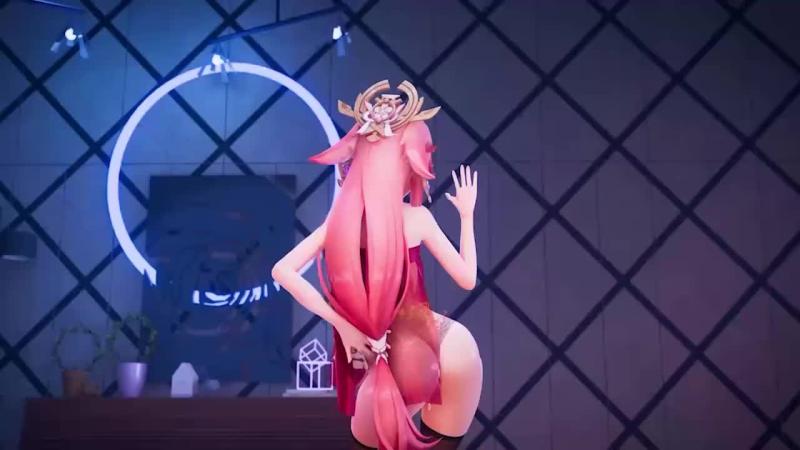 MMD混剪-原神同人裸舞x全黑